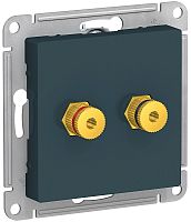 Розетка аудио без рамки Systeme Electric AtlasDesign 2-м. изумруд картинка